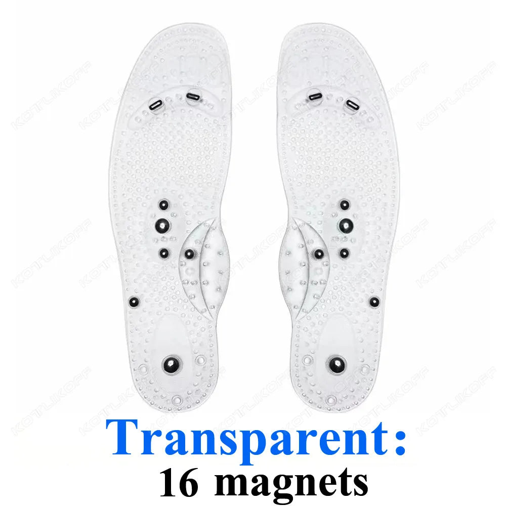 Magnetic, Therapy & Acupressure Insoles for shoes made of Polyester