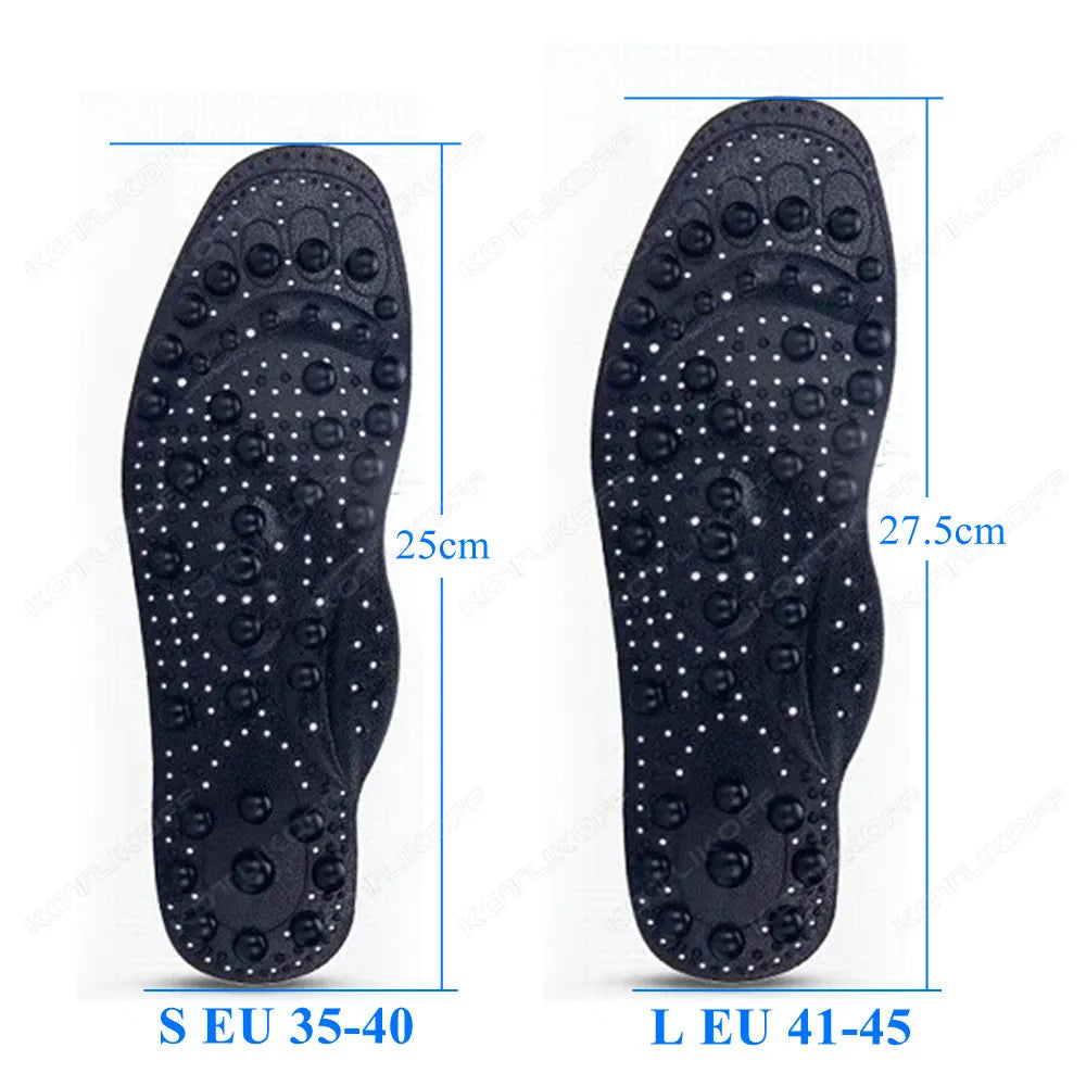 Magnetic, Therapy & Acupressure Insoles for shoes made of Polyester