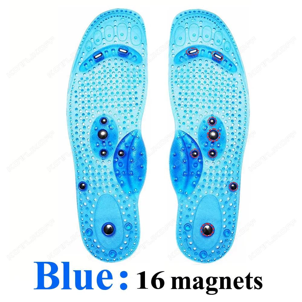 Magnetic, Therapy & Acupressure Insoles for shoes made of Polyester