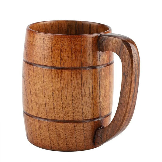 Large Wooden Beer Mug & Tankard (100-300ml)