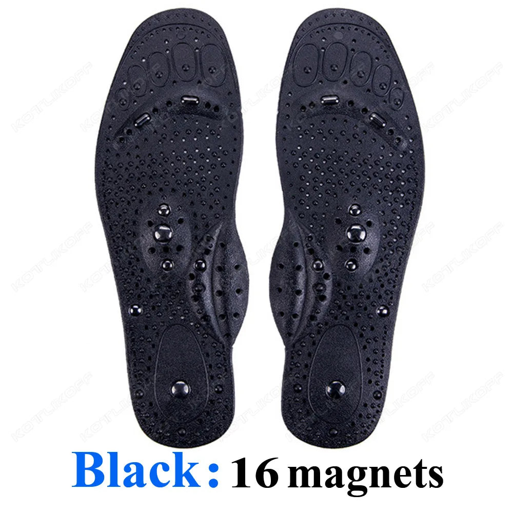 Magnetic, Therapy & Acupressure Insoles for shoes made of Polyester