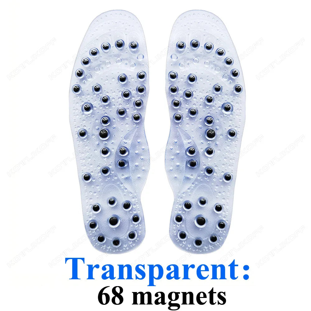 Magnetic, Therapy & Acupressure Insoles for shoes made of Polyester