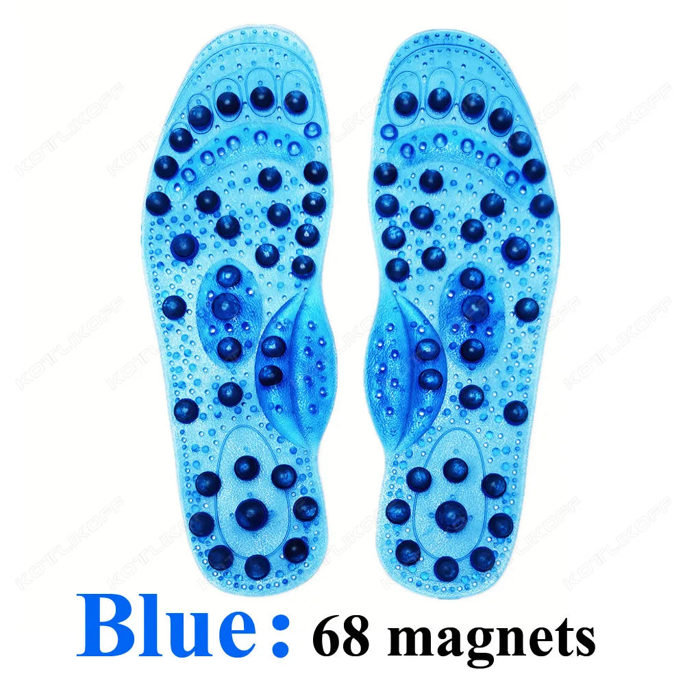 Magnetic, Therapy & Acupressure Insoles for shoes made of Polyester