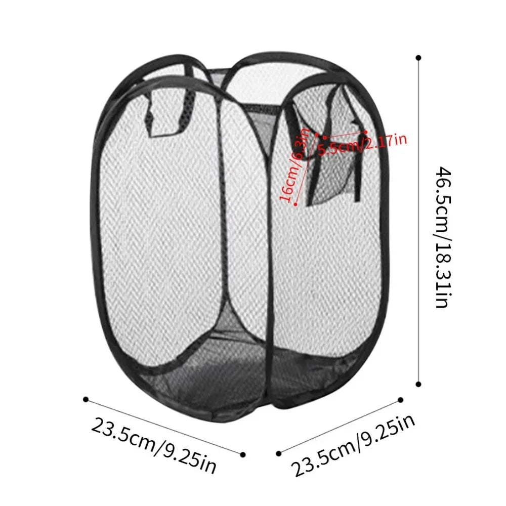 Portable Mesh Pop-Up Laundry Hamper