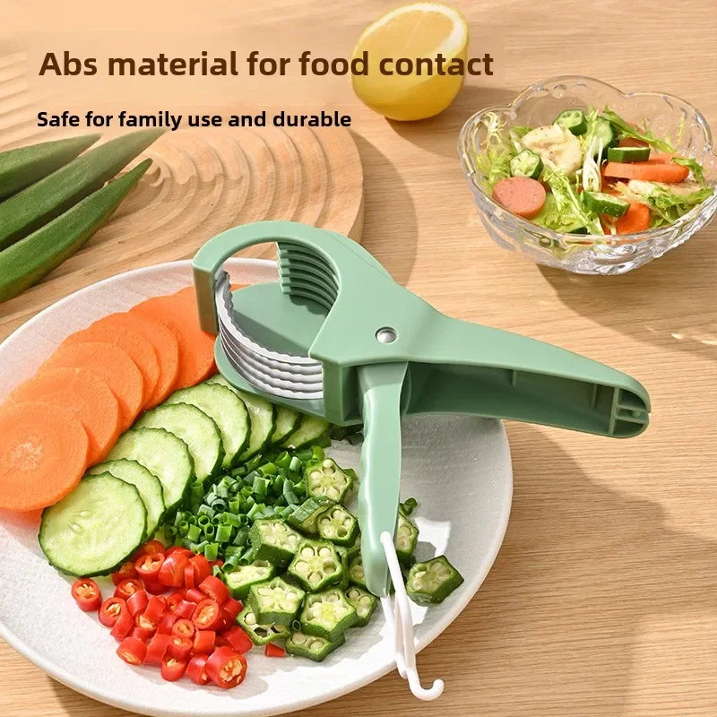 Portable Stainless Steel Salad Chopper