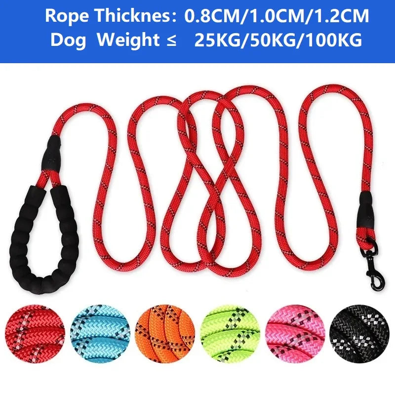 Strong Reinforced Dog Leash (120-300CM)