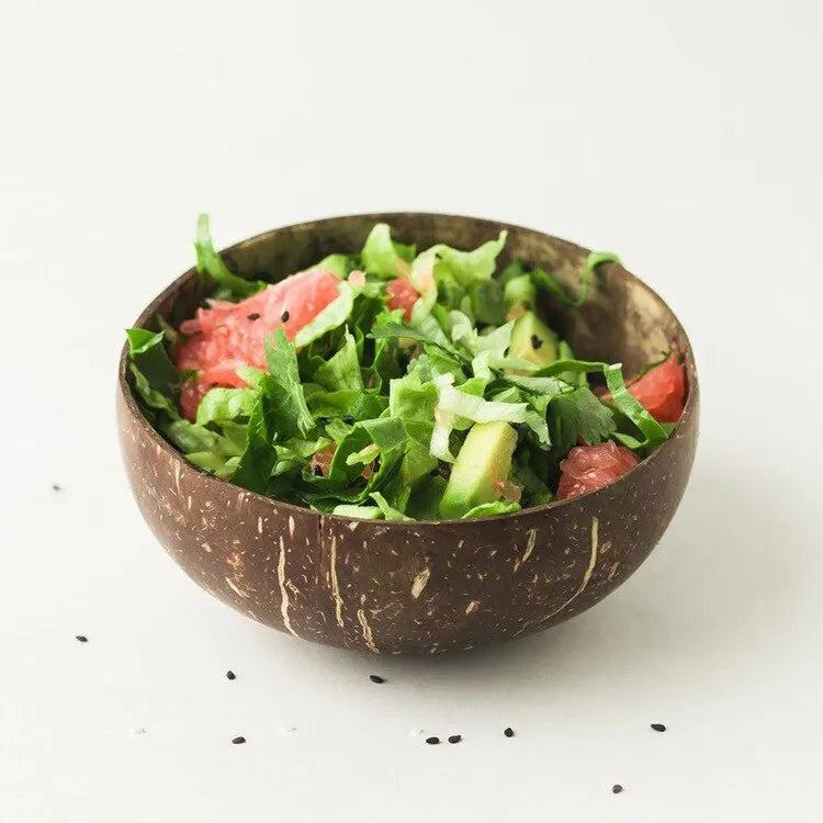 Natural Coconut Shell Serving Bowls