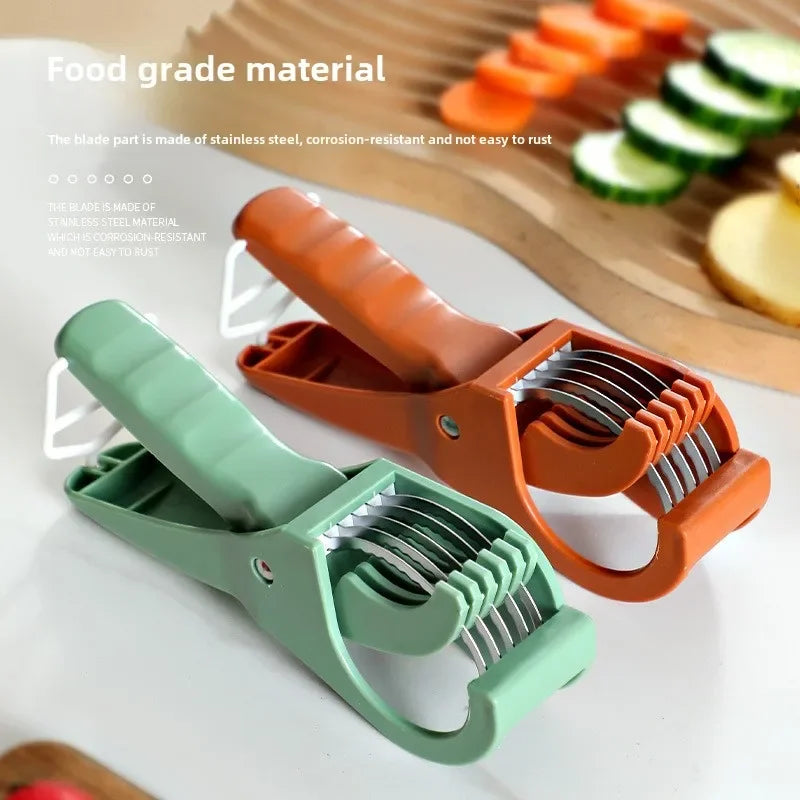 Portable Stainless Steel Salad Chopper