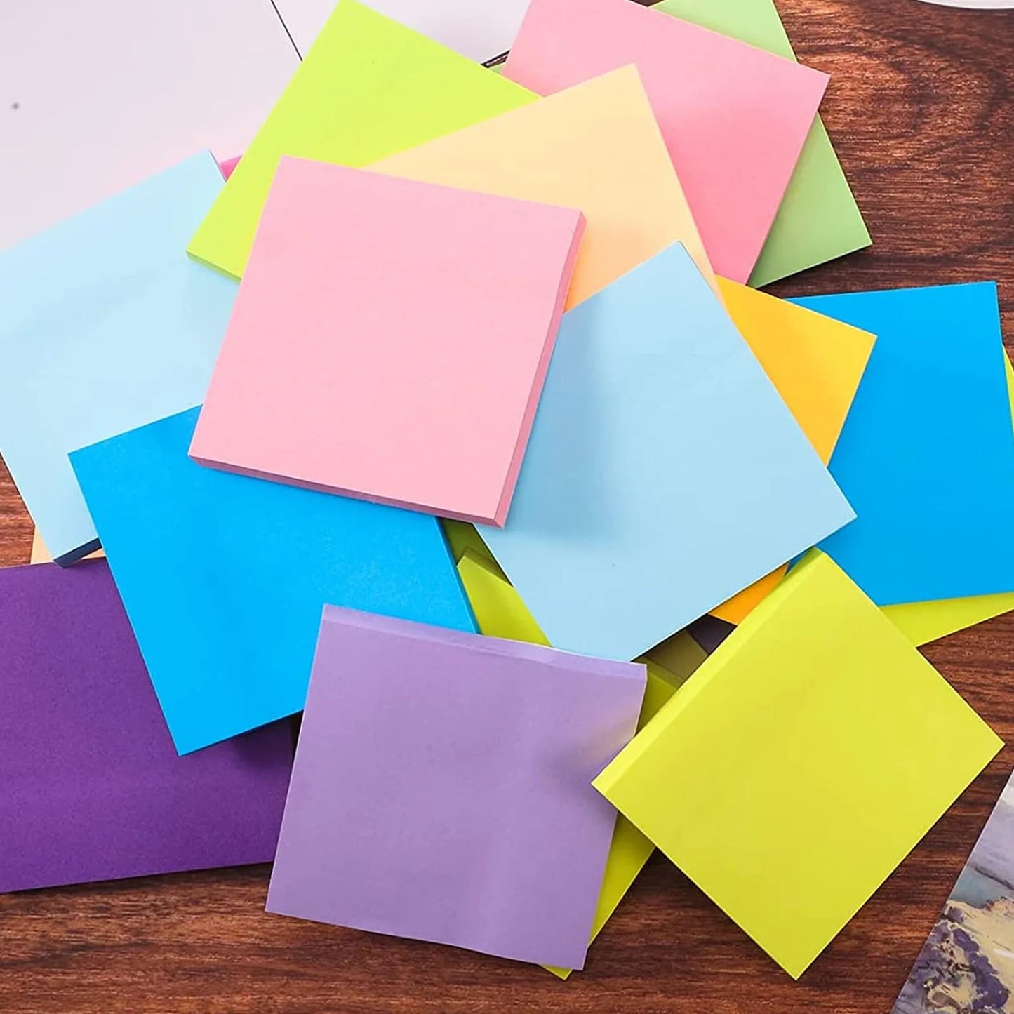 6-Piece Fluorescent Sticky Notes (3x3)