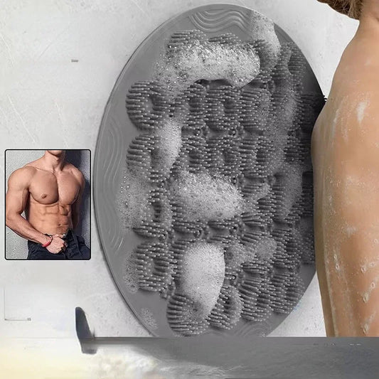 Exfoliating Silicone Shower Massage Scraper