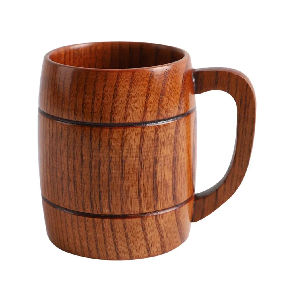 Large Wooden Beer Mug & Tankard (100-300ml)