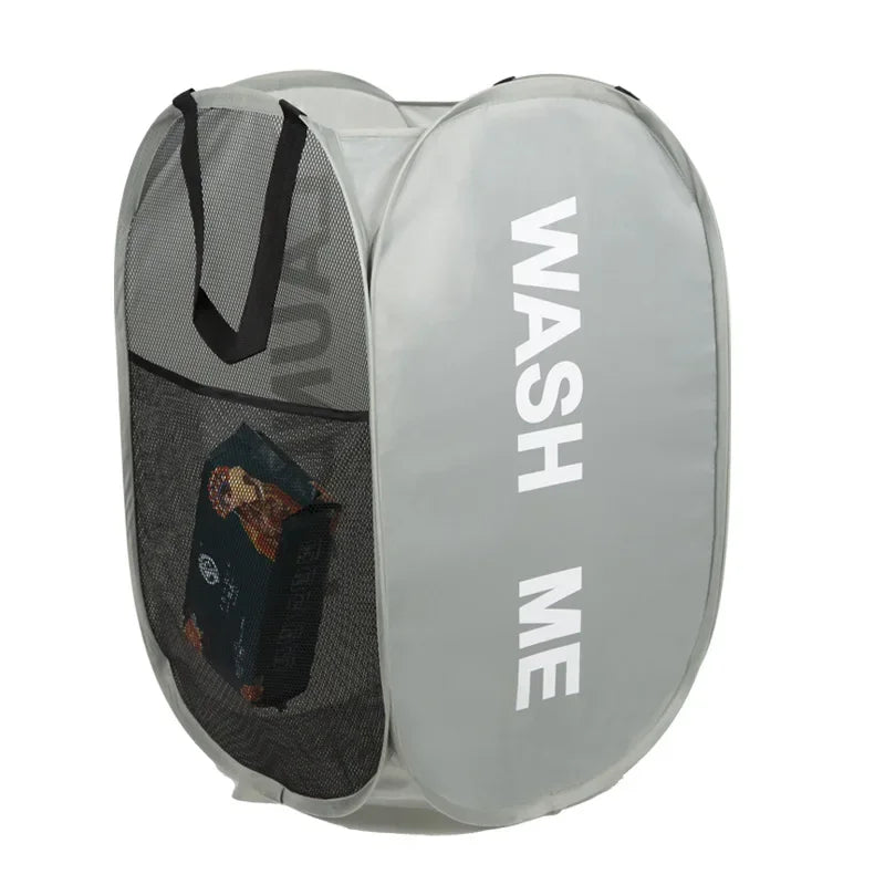 Portable Mesh Pop-Up Laundry Hamper