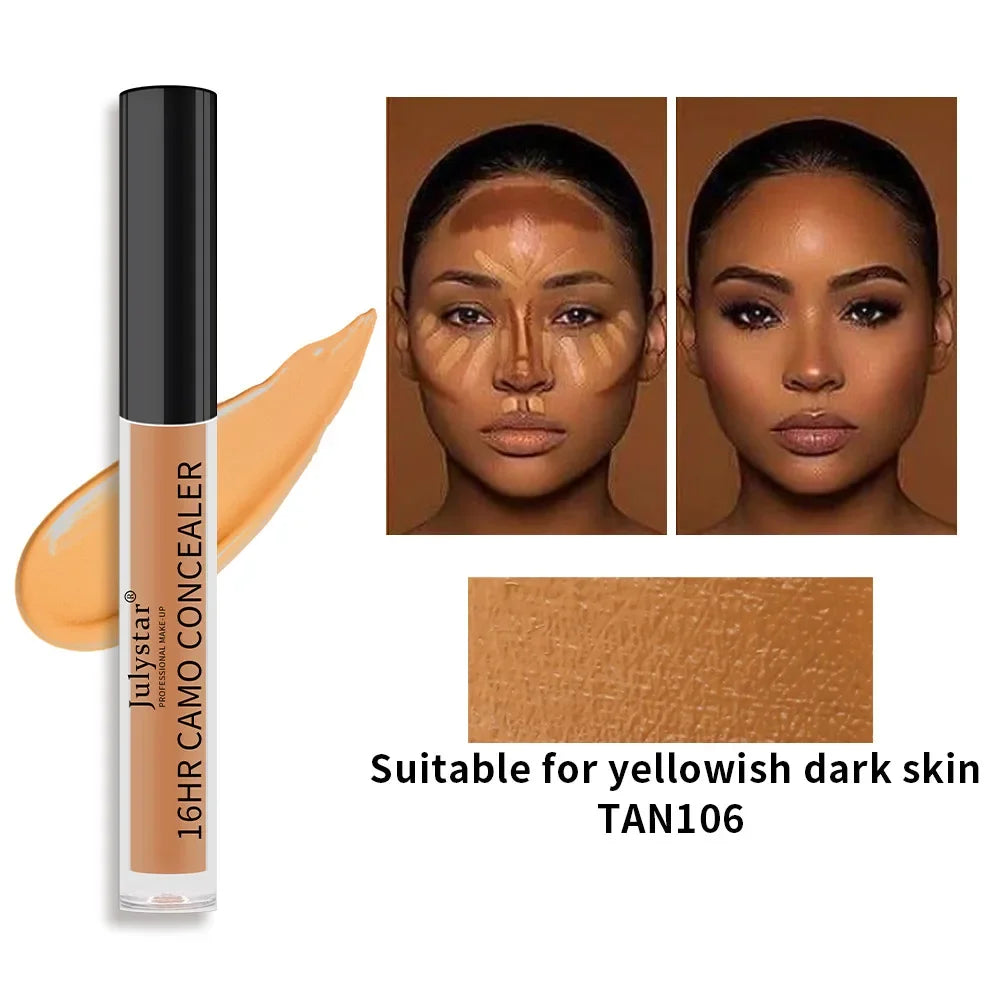 6-Color Full Coverage Eye Liquid Concealer