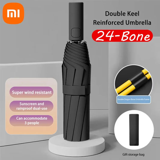 Fully Automatic Double Bone Folding Umbrella