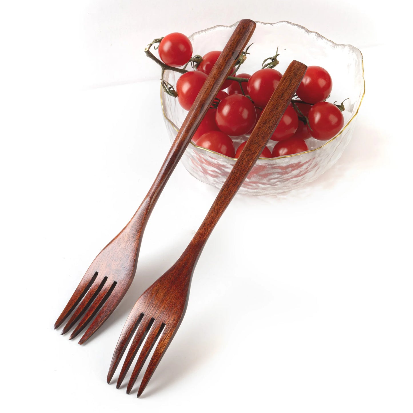 Eco-Friendly Wooden Spoon & Fork Set