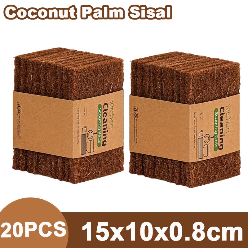 Eco-Friendly Sisal Microfiber Sponges