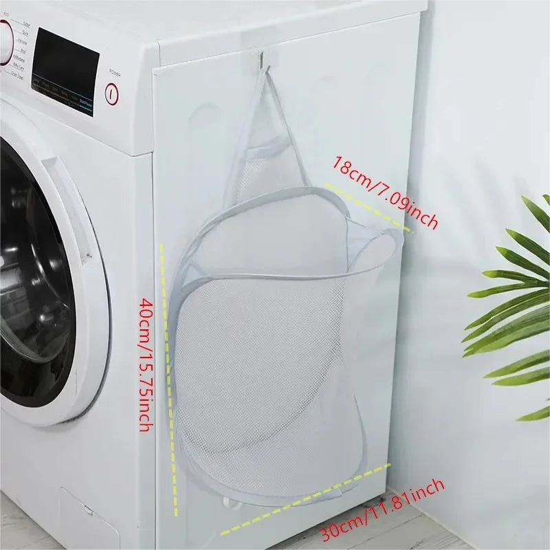 Portable Mesh Pop-Up Laundry Hamper