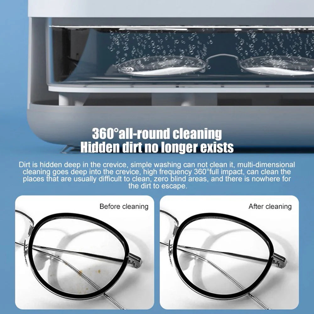 Ultrasonic Jewelry & Glasses Cleaner