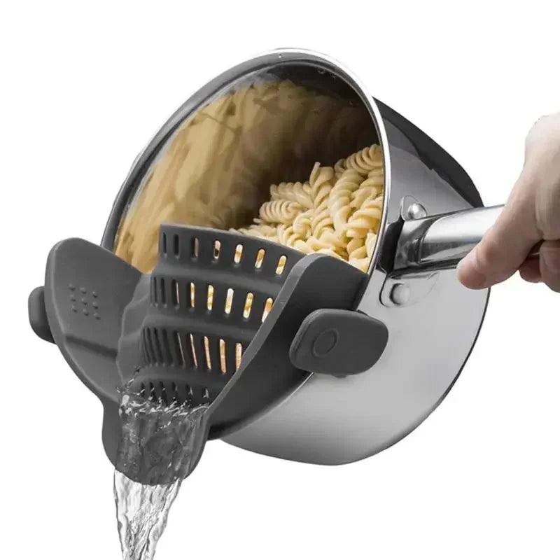 Silicone Clip-On Kitchen Strainer