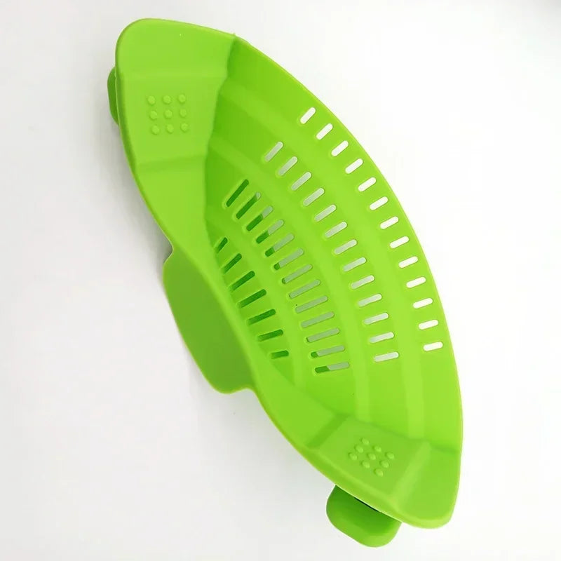 Silicone Clip-On Kitchen Strainer