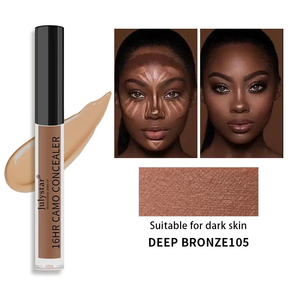 6-Color Full Coverage Eye Liquid Concealer