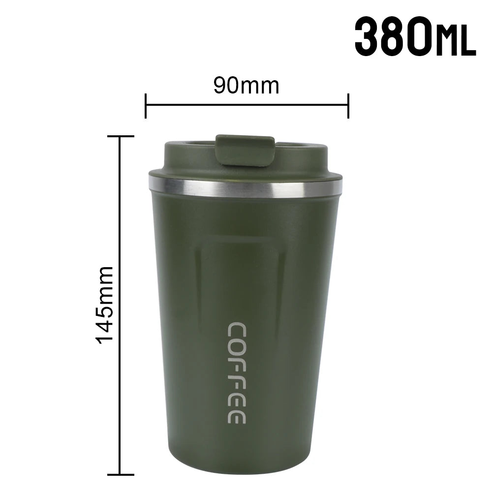 Leak-Proof Stainless Steel Travel Thermo Mug – 380/510ML