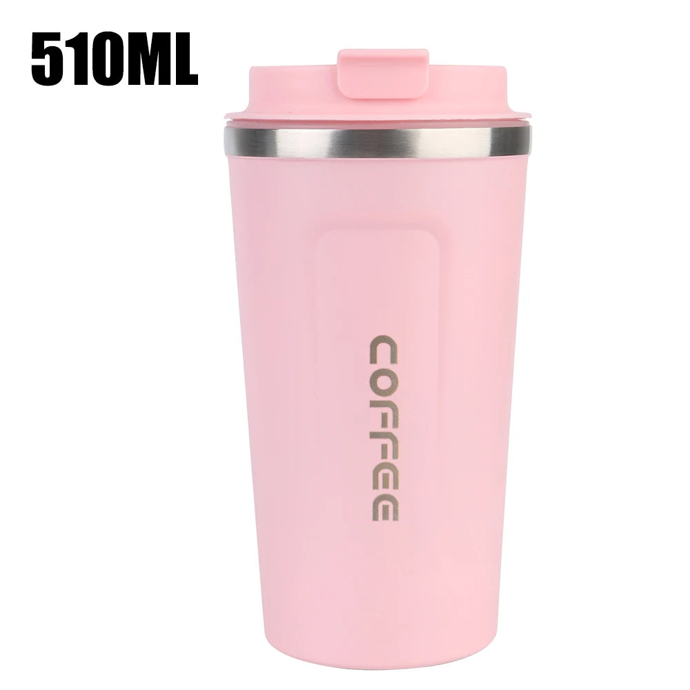 Leak-Proof Stainless Steel Travel Thermo Mug – 380/510ML