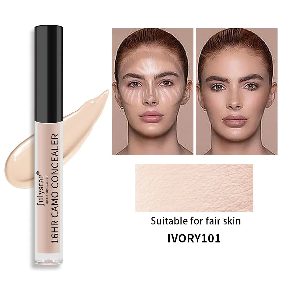 6-Color Full Coverage Eye Liquid Concealer