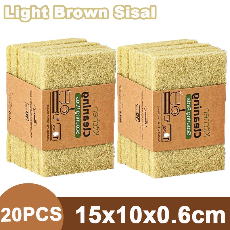 Eco-Friendly Sisal Microfiber Sponges