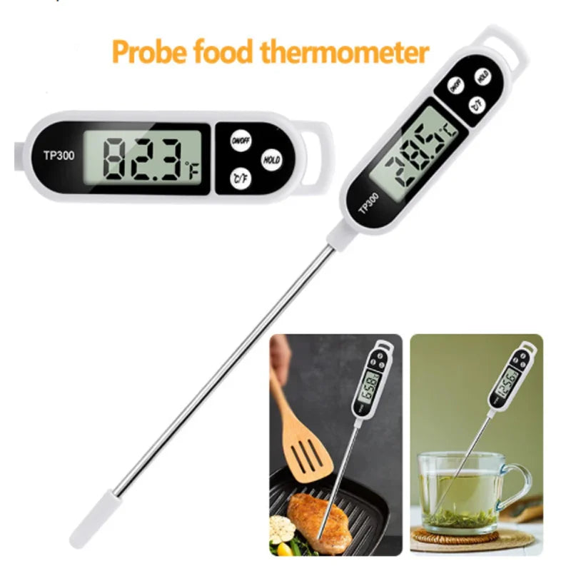 Digital Food Thermometer with LCD & Probe