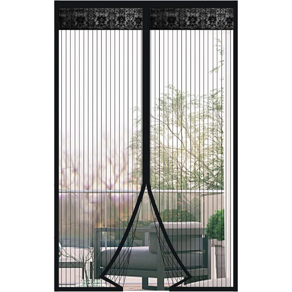 No-Punch Magnetic Screen Door Curtain