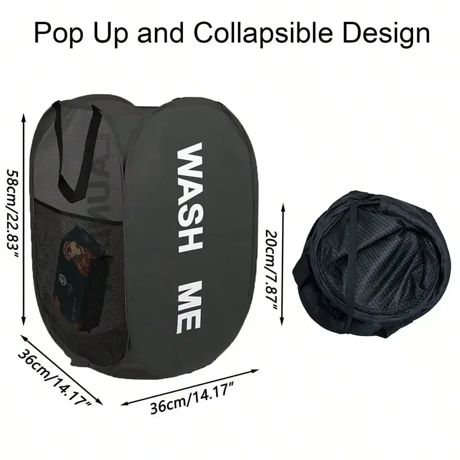 Portable Mesh Pop-Up Laundry Hamper