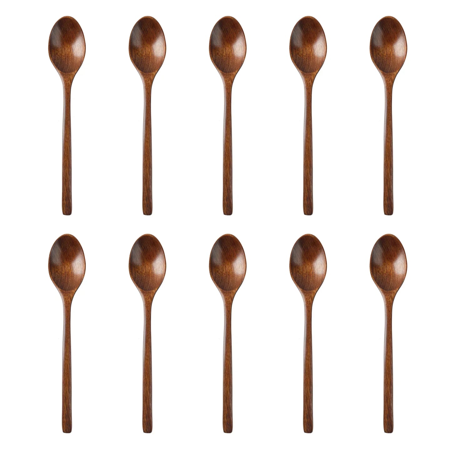 5-Piece Eco-Friendly Wooden Spoon & Fork Set