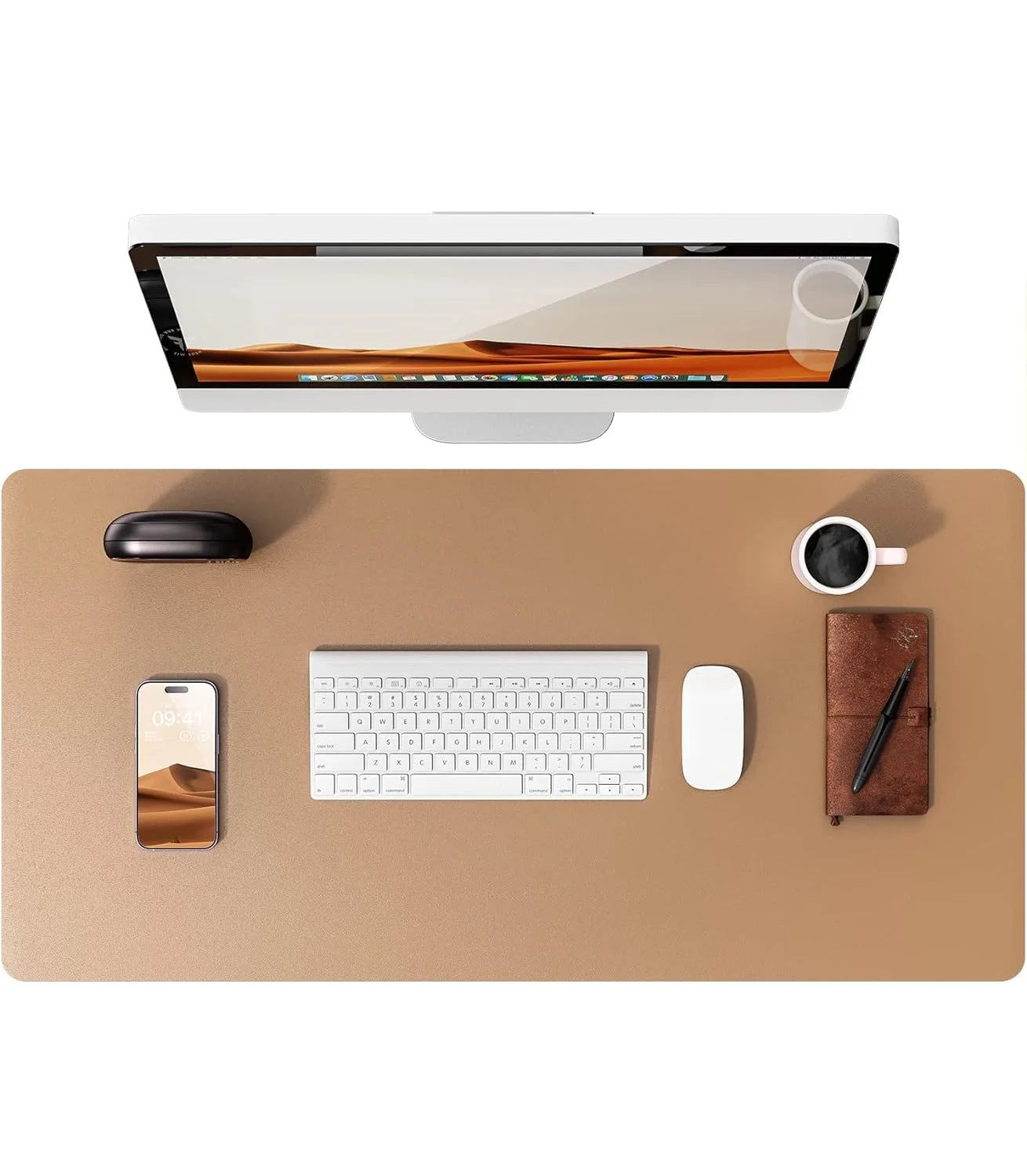 Leather Desk Mat & Large Mouse Pad