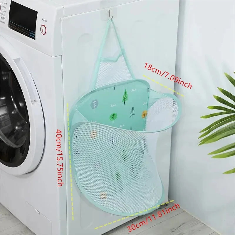 Portable Mesh Pop-Up Laundry Hamper