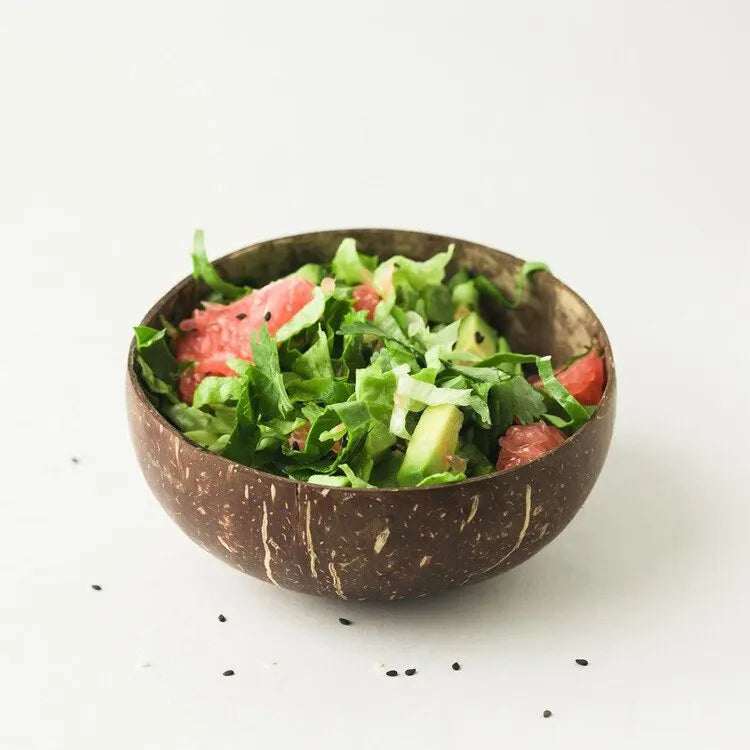 Natural Coconut Shell Serving Bowls