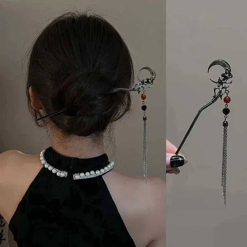 Chinese Style Butterfly Tassel Hair Stick