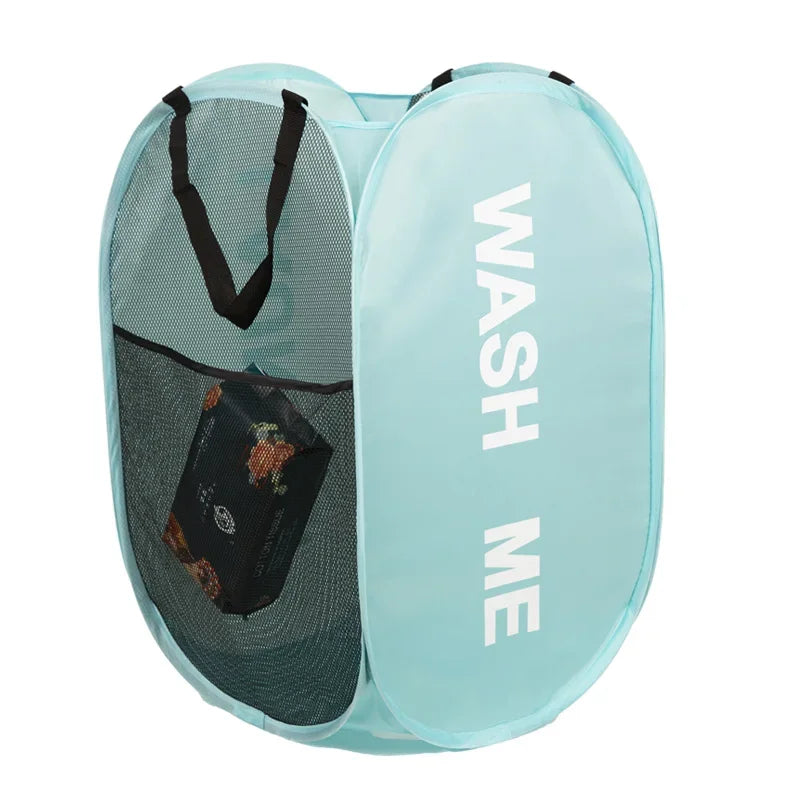 Portable Mesh Pop-Up Laundry Hamper