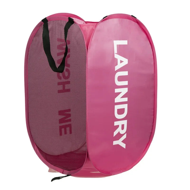 Portable Mesh Pop-Up Laundry Hamper