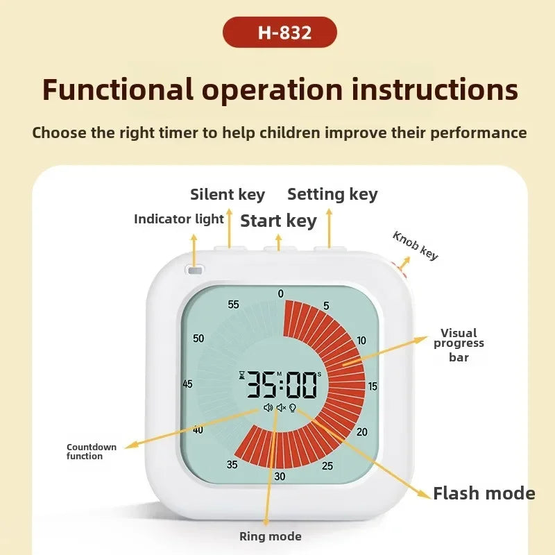 60-Minute Digital Visual Timer