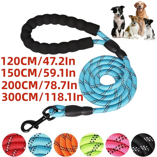 Strong Reinforced Dog Leash (120-300CM)