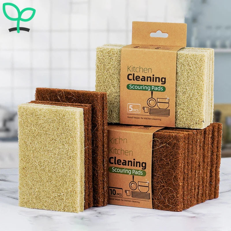 Eco-Friendly Sisal Microfiber Sponges