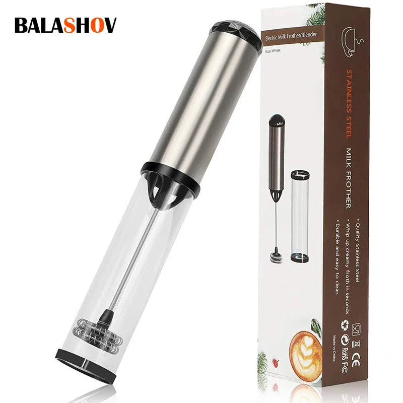 Electric Handheld Milk Frother & Coffee Whisk – Multi-Purpose Mixer