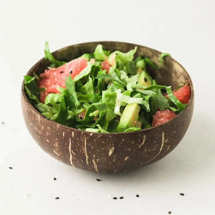 Natural Coconut Shell Serving Bowls