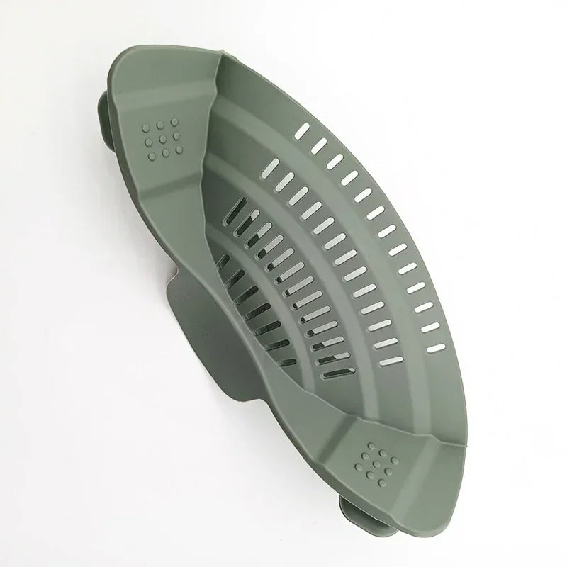 Silicone Clip-On Kitchen Strainer