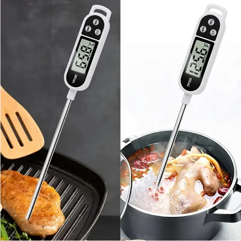 Digital Food Thermometer with LCD & Probe