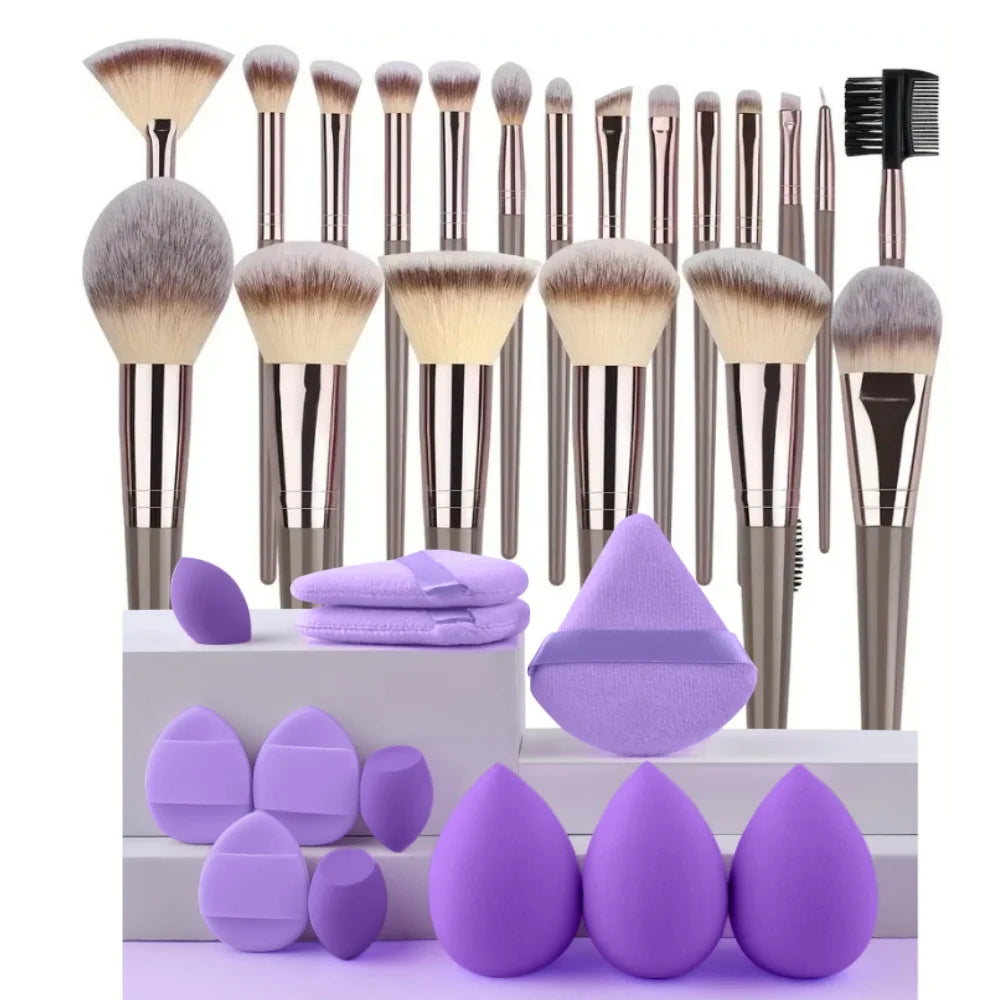 Makeup Brush & Sponge Set – Complete Beauty Kit for Flawless Application