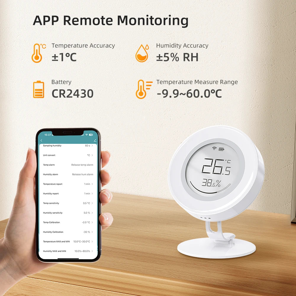 AVATTO Tuya ZigBee Temperature & Humidity Sensor