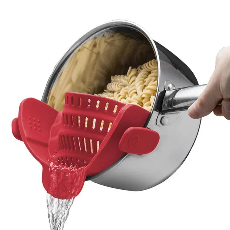 Silicone Clip-On Kitchen Strainer