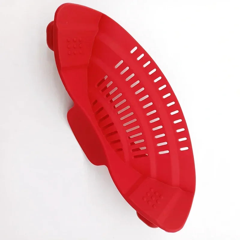 Silicone Clip-On Kitchen Strainer